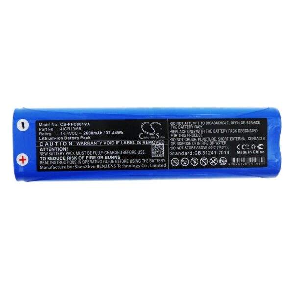Philips FC8810, FC8820, FC8830 2600mAh 14.4V Li-ion tolmuimeja aku - Image 3
