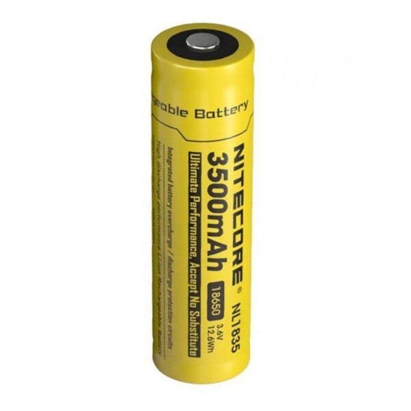 Nitecore NL1835 3500mAh 18650 kaitsmega aku 3.6V