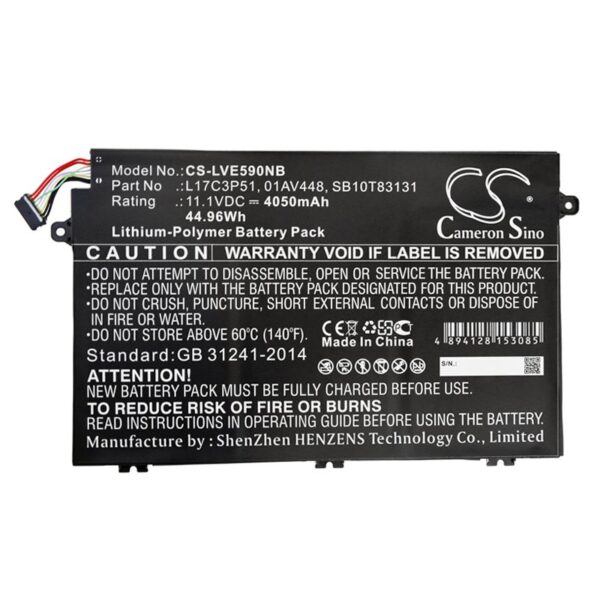 CS sülearvuti aku Lenovo ThinkPad E14, E15 4050mAh Li-polymer - Image 3