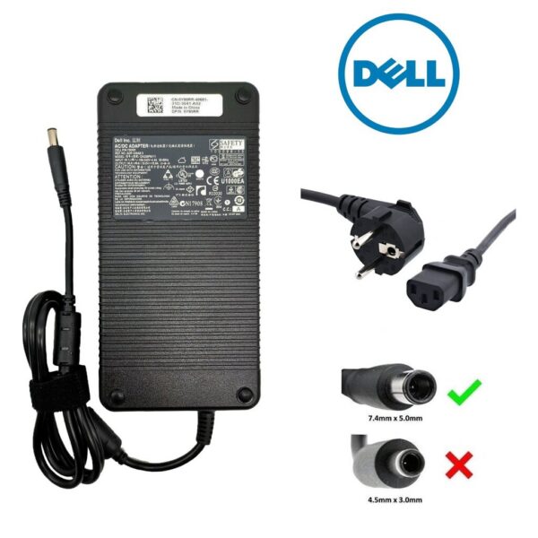 DELL riginaal laadija 19.5v 16.9a 330w 7.4 x 5.0