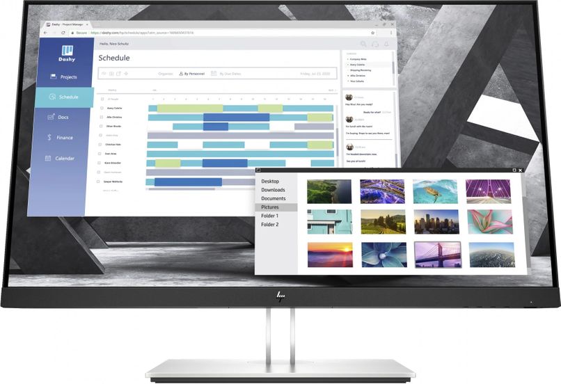 27" HP EliteDisplay E27q G4 monitor 1 27" HP EliteDisplay E27q G4 monitor